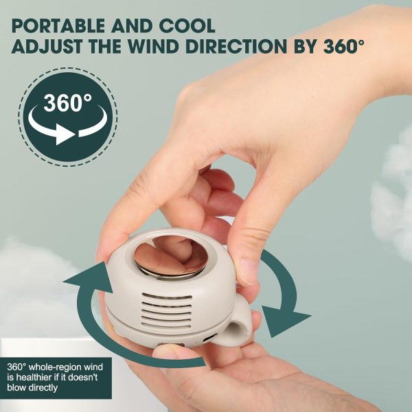 Portable Silent Mini Bladeless Electric Fan - Image 6