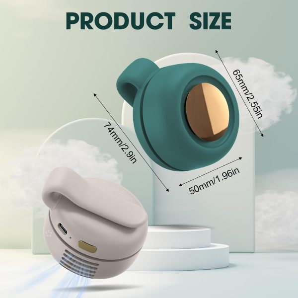 Portable Silent Mini Bladeless Electric Fan - Image 2