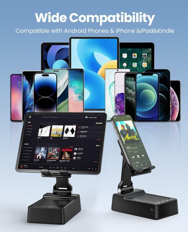 4 In 1 Bluetooth Phone Stand With Speaker And Charger - Image 5