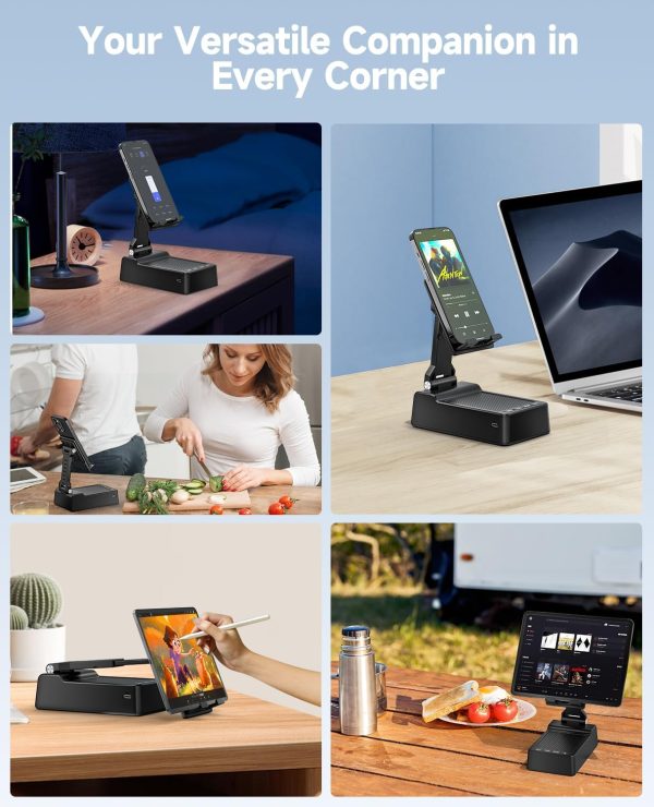 4 In 1 Bluetooth Phone Stand With Speaker And Charger - Image 6