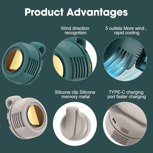 Portable Silent Mini Bladeless Electric Fan - Image 7